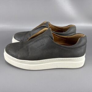 J/Slides Noel Shoes Womens 8.5 Gray Distressed Platform Chunky Slip On Sneakers